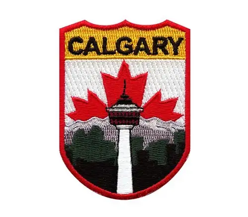 Back view of a Velcro patch, showcasing the attachment option for versatile use.