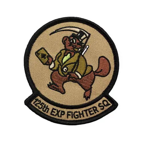 Back view of a Velcro patch, showcasing the attachment option for versatile use.
