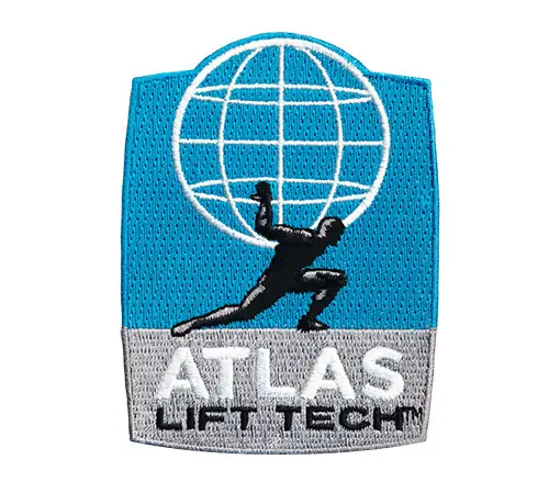 Back view of a Velcro patch, showcasing the attachment option for versatile use.