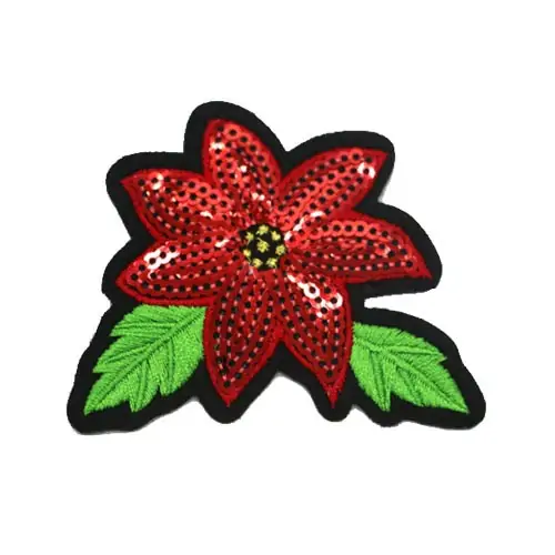 Back view of a Velcro patch, showcasing the attachment option for versatile use.