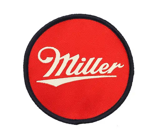 Back view of a Velcro patch, showcasing the attachment option for versatile use.