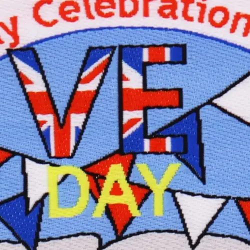 Back view of a Velcro patch, showcasing the attachment option for versatile use.