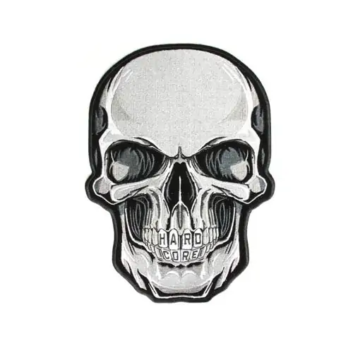 Back view of a Velcro patch, showcasing the attachment option for versatile use.