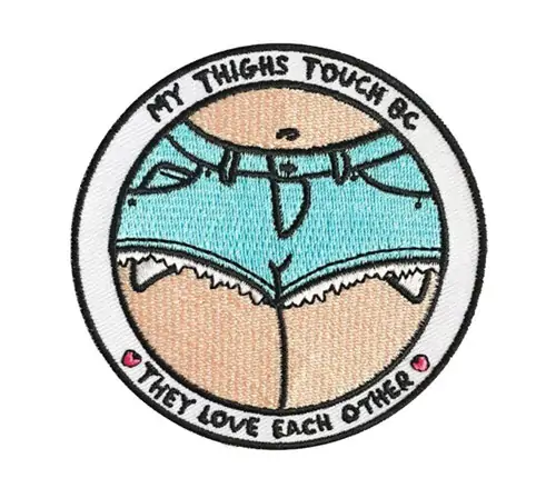 Back view of a Velcro patch, showcasing the attachment option for versatile use.