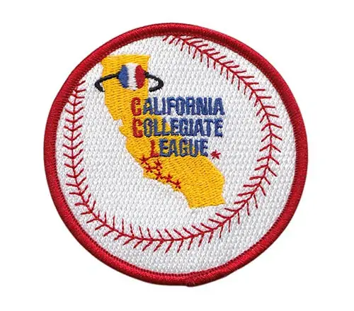 Back view of a Velcro patch, showcasing the attachment option for versatile use.