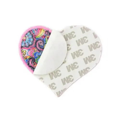 Back view of a Velcro patch, showcasing the attachment option for versatile use.