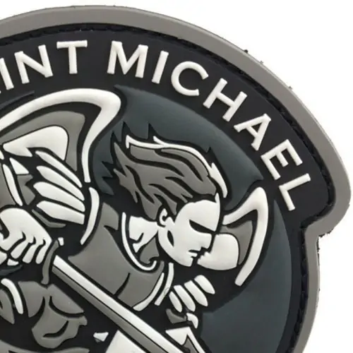 Back view of a Velcro patch, showcasing the attachment option for versatile use.
