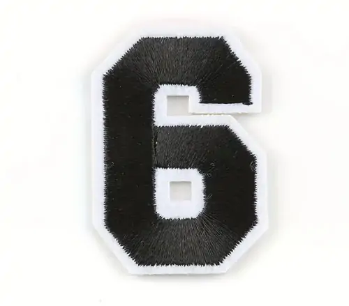 Back view of a Velcro patch, showcasing the attachment option for versatile use.