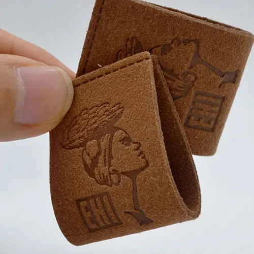 Back view of a Velcro patch, showcasing the attachment option for versatile use.