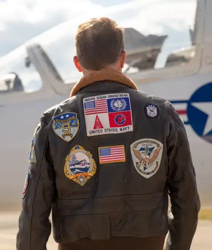 Back view of a Velcro patch, showcasing the attachment option for versatile use.