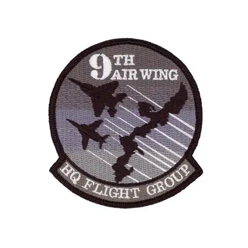 Back view of a Velcro patch, showcasing the attachment option for versatile use.