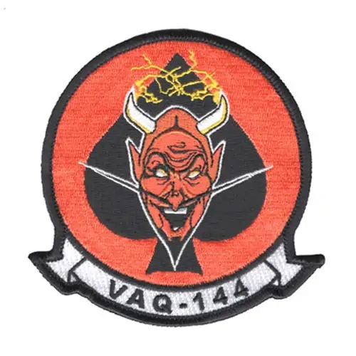 Back view of a Velcro patch, showcasing the attachment option for versatile use.