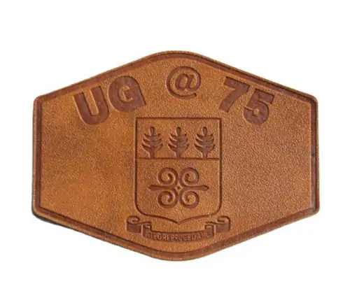 Back view of a Velcro patch, showcasing the attachment option for versatile use.
