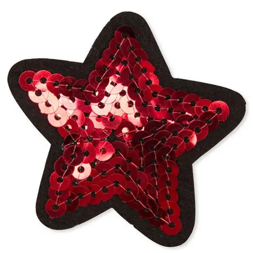 Back view of a Velcro patch, showcasing the attachment option for versatile use.
