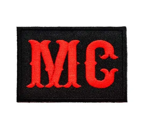 Back view of a Velcro patch, showcasing the attachment option for versatile use.