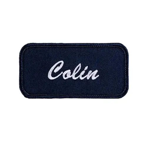 Back view of a Velcro patch, showcasing the attachment option for versatile use.