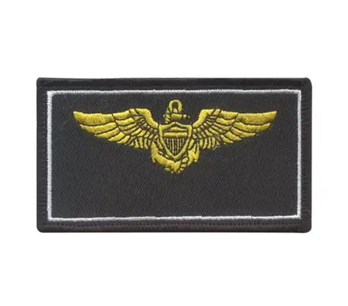 Back view of a Velcro patch, showcasing the attachment option for versatile use.