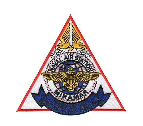 Back view of a Velcro patch, showcasing the attachment option for versatile use.