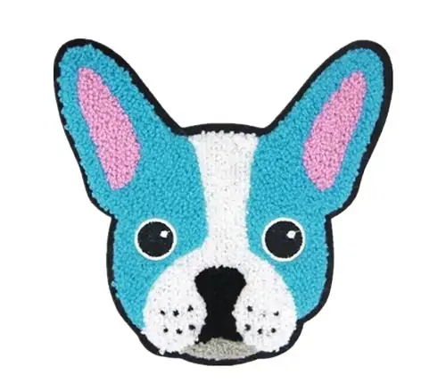 Back view of a Velcro patch, showcasing the attachment option for versatile use.