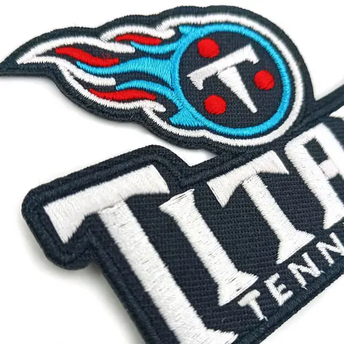 Back view of a Velcro patch, showcasing the attachment option for versatile use.