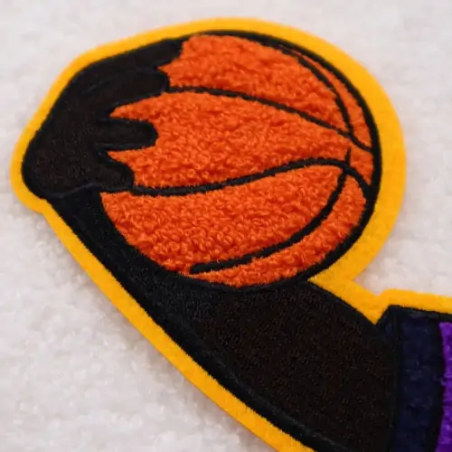 Back view of a Velcro patch, showcasing the attachment option for versatile use.
