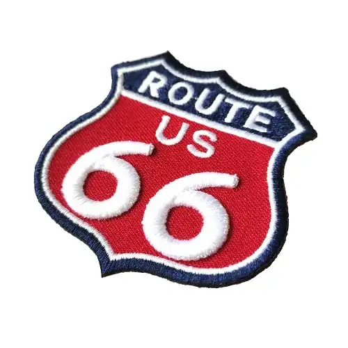 Back view of a Velcro patch, showcasing the attachment option for versatile use.