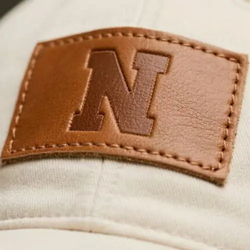 Back view of a Velcro patch, showcasing the attachment option for versatile use.