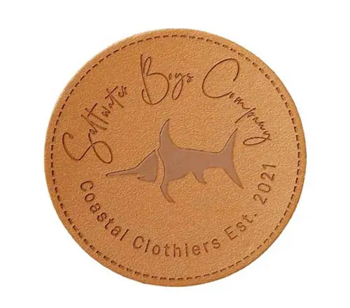 Back view of a Velcro patch, showcasing the attachment option for versatile use.