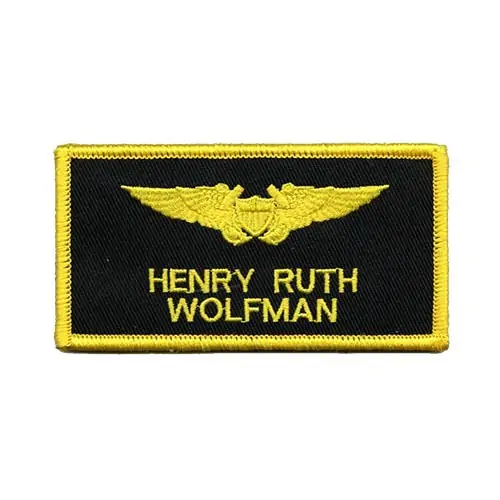 Back view of a Velcro patch, showcasing the attachment option for versatile use.