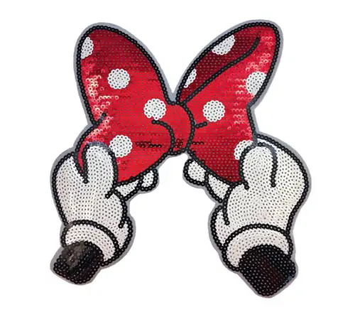 Back view of a Velcro patch, showcasing the attachment option for versatile use.