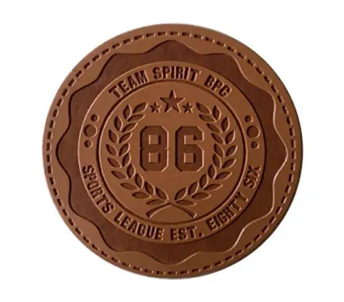 Back view of a Velcro patch, showcasing the attachment option for versatile use.