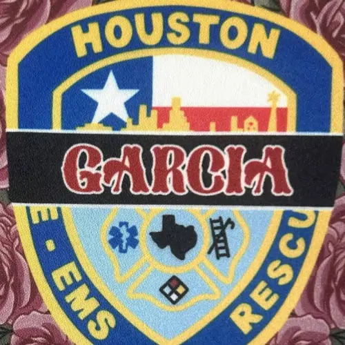 Back view of a Velcro patch, showcasing the attachment option for versatile use.