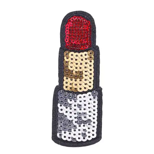 Back view of a Velcro patch, showcasing the attachment option for versatile use.