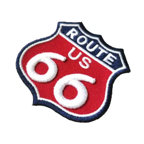 Back view of a Velcro patch, showcasing the attachment option for versatile use.
