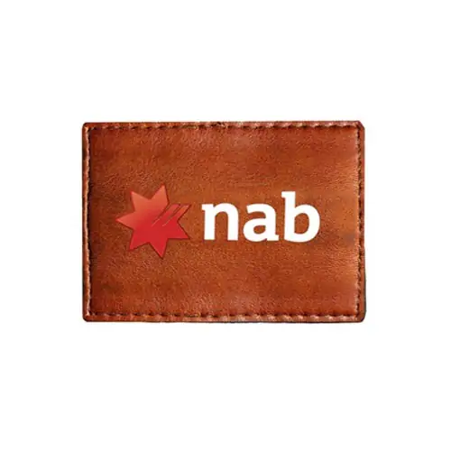 Back view of a Velcro patch, showcasing the attachment option for versatile use.