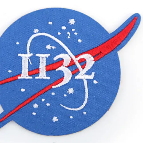 Back view of a Velcro patch, showcasing the attachment option for versatile use.