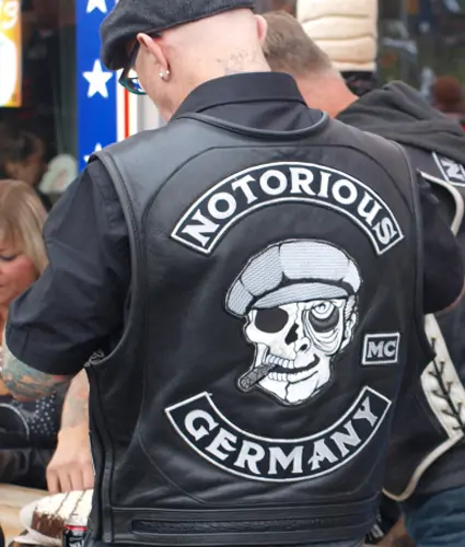 Back view of a Velcro patch, showcasing the attachment option for versatile use.