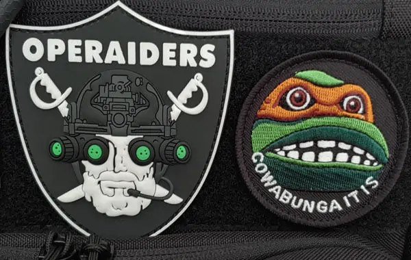 custom embroidered coverage for patches