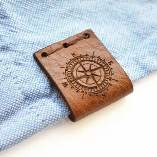 Back view of a Velcro patch, showcasing the attachment option for versatile use.