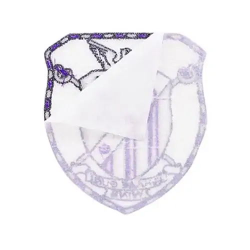 Back view of a Velcro patch, showcasing the attachment option for versatile use.