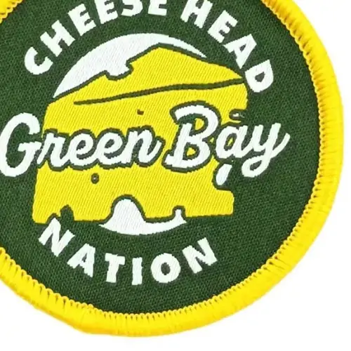 Back view of a Velcro patch, showcasing the attachment option for versatile use.